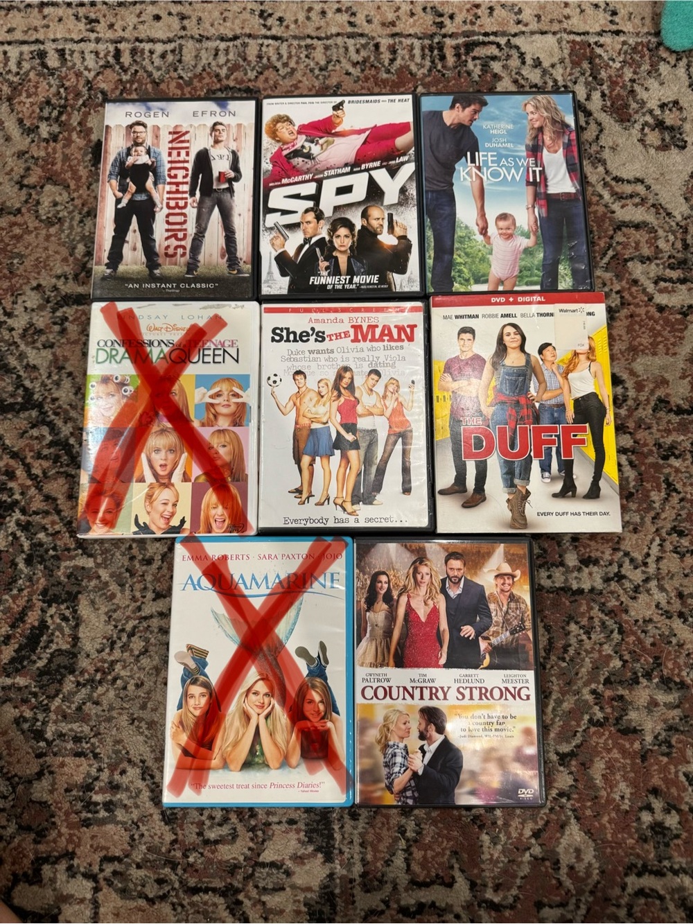 Assorted DVD Movie Lot - Comedy & Romance Titles